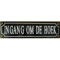 Straatnaambord klein